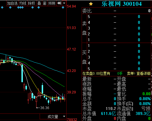 乐视网遭多家基金公司腰斩，已不足4元